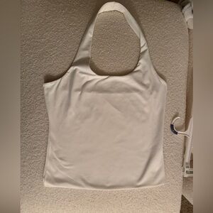 Elegant White Halter Camisole